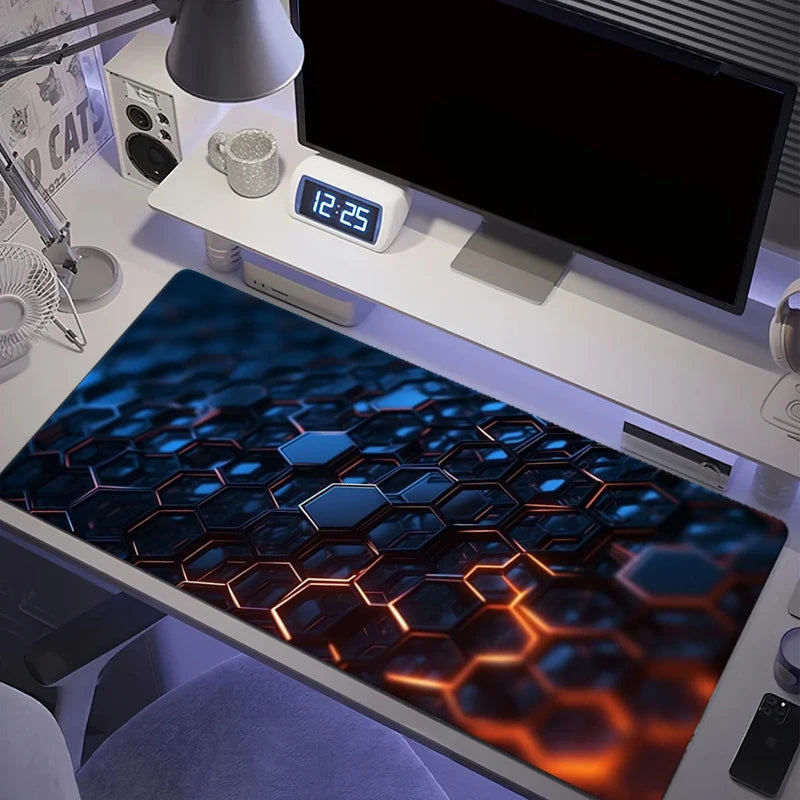 Red & Blue Gradient Gaming Desk Mat
