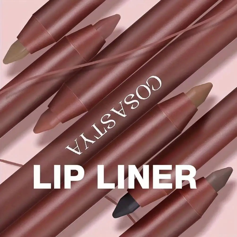 6-Color Waterproof Matte Lip Liner Set
