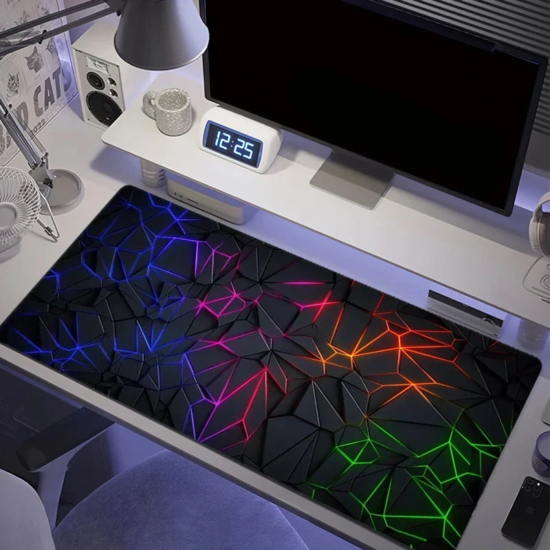 Red & Blue Gradient Gaming Desk Mat