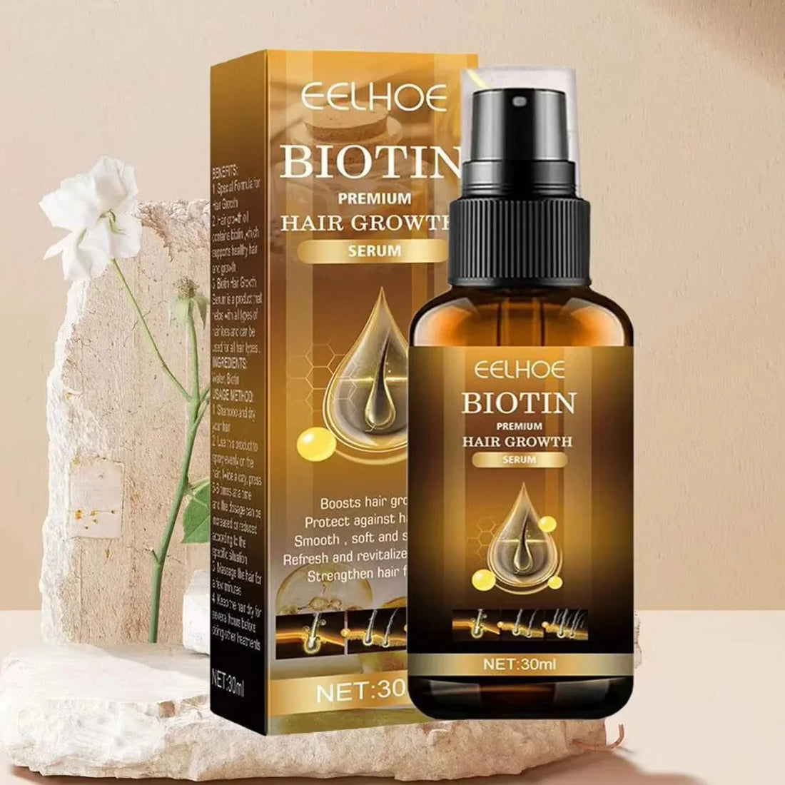 Biotin Hair Growth Serum Spray – Anti Hair Loss Treatment