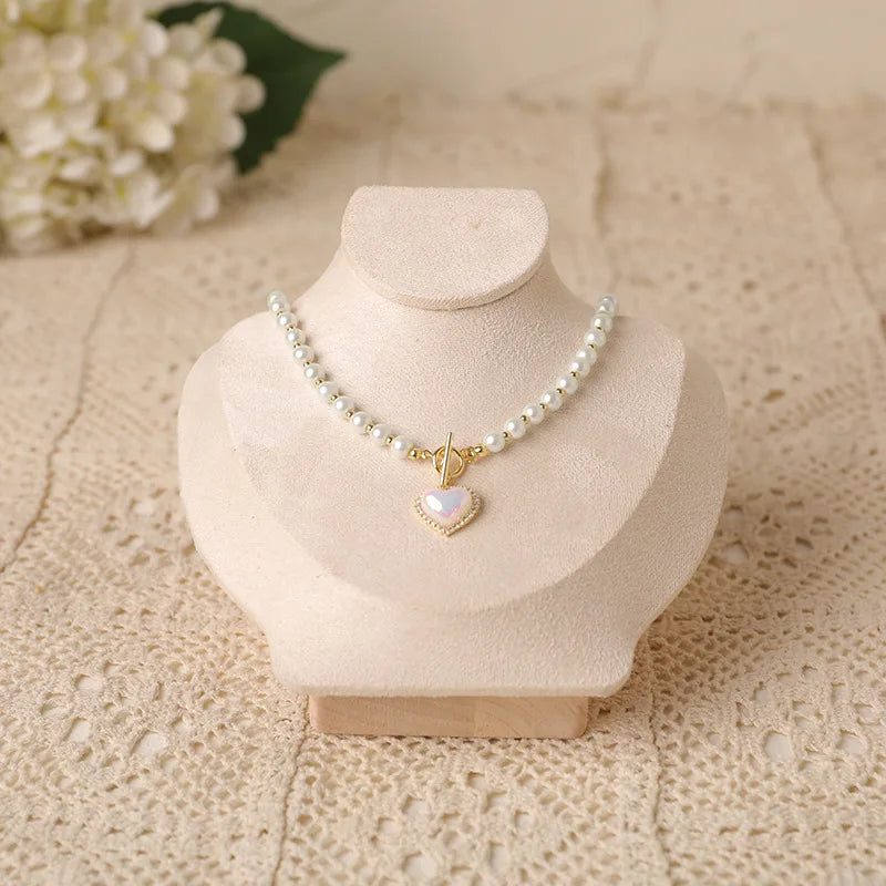Wood Jewelry Display Stand & Organizer Rack