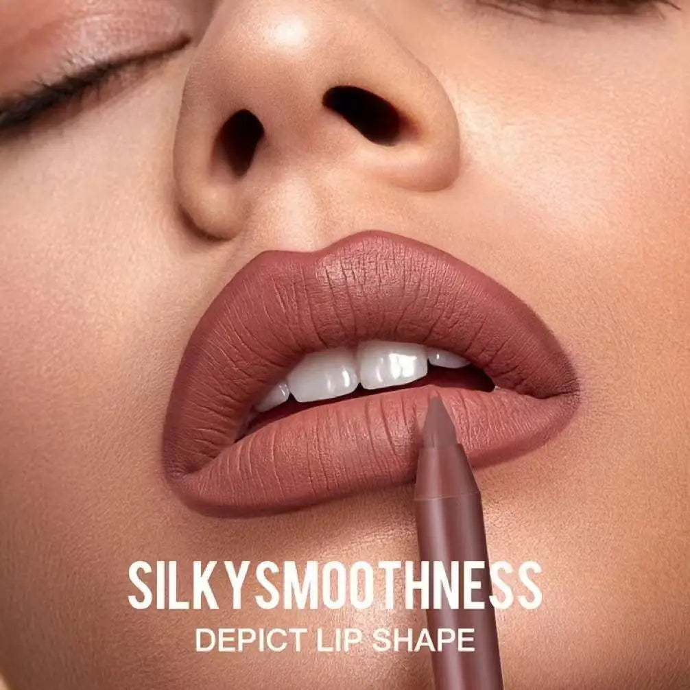 6-Color Waterproof Matte Lip Liner Set