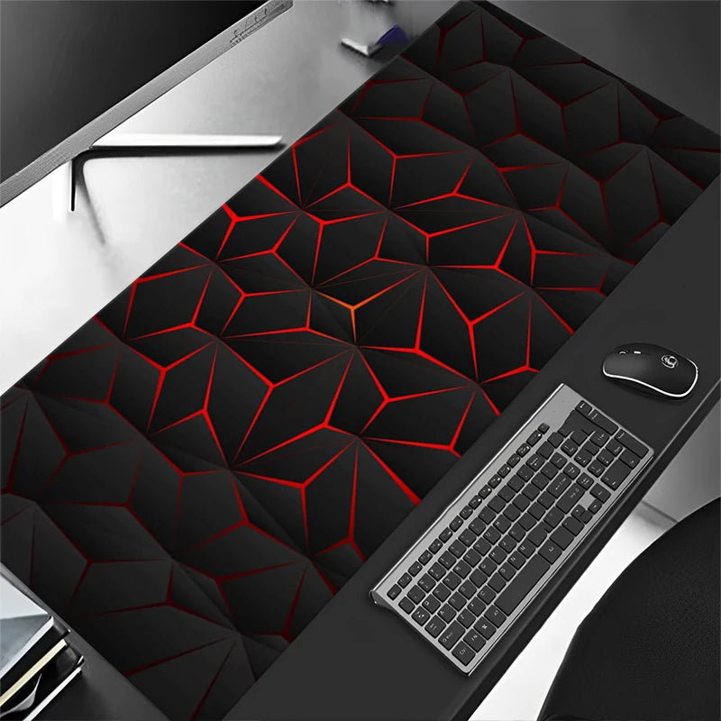 Red & Blue Gradient Gaming Desk Mat