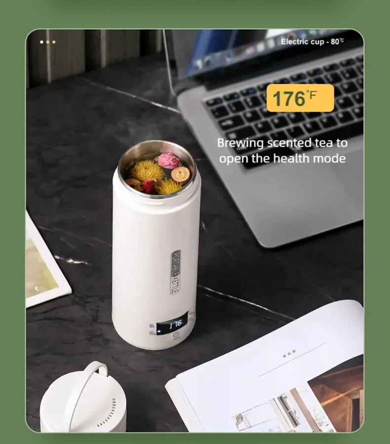 FBONIN Portable Electric Travel Kettle