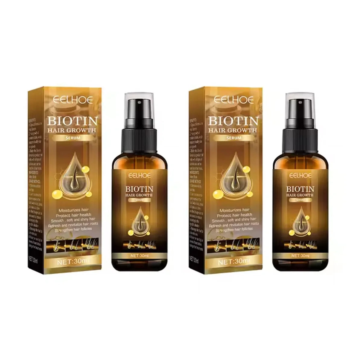 Biotin Hair Growth Serum Spray – Anti Hair Loss Treatment