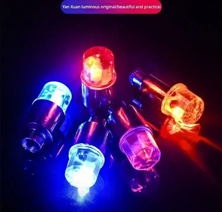 Universal LED Wheel Valve Lights for Cars, Bikes & Motorcycles