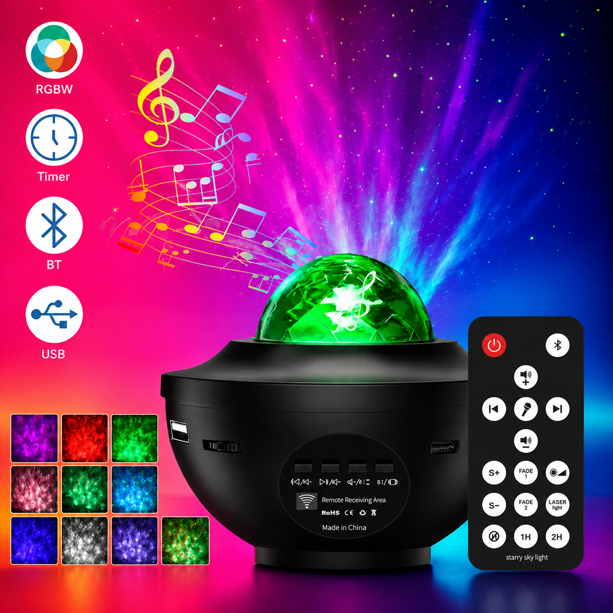 Galaxy Ocean Light Projector 50% OFF