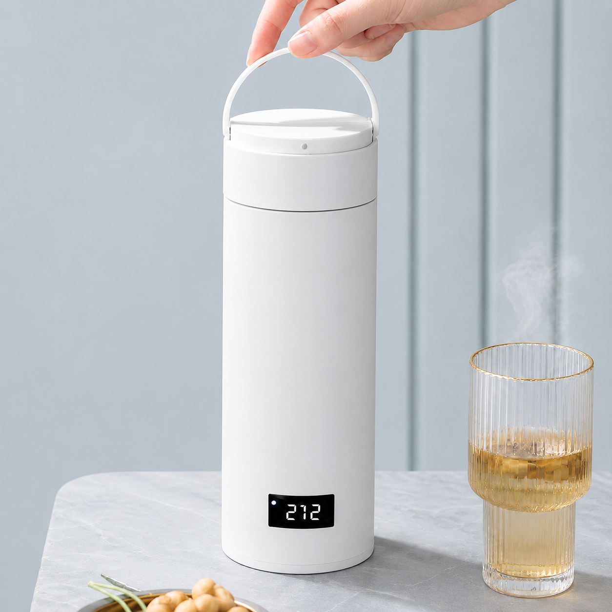FBONIN Portable Electric Travel Kettle