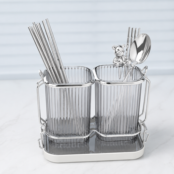 Wall Mount Stainless Steel Kitchen Utensil Organizer 🍴