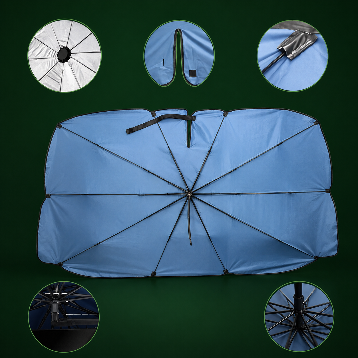 Front Windshield Sunshade Umbrella for Ultimate UV Protection