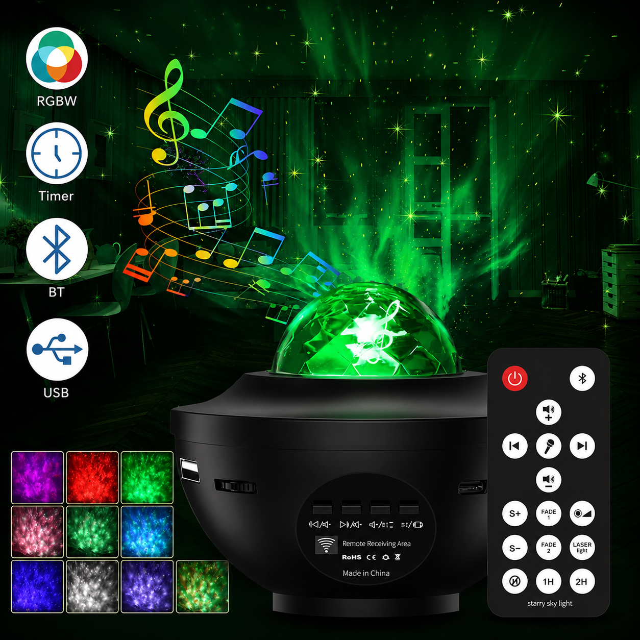 Galaxy Ocean Light Projector 50% OFF