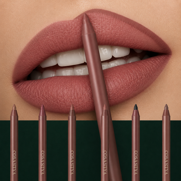 6-Color Waterproof Matte Lip Liner Set