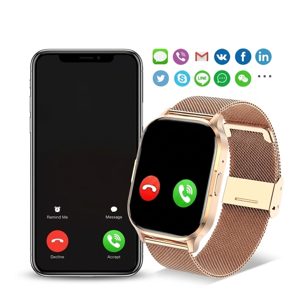 Women's Smartwatch 2.01  AMOLED Screen