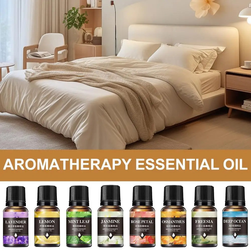 Essential Oil Set – 8 Flavors 10ml🌿